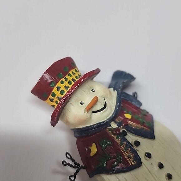Snowman Brooch - Picture 3 of 6
